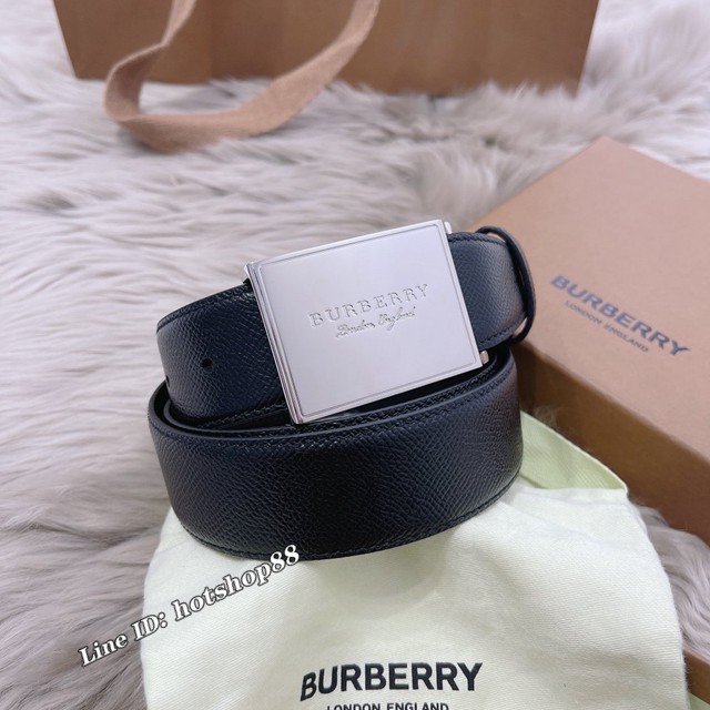 BURBERRY男士皮帶 巴寶莉經典徽標腰帶  jjp2652